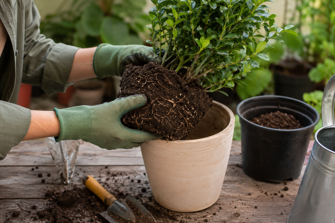 Rempotage : quand et comment changer un arbuste de pot sans le stresser ?